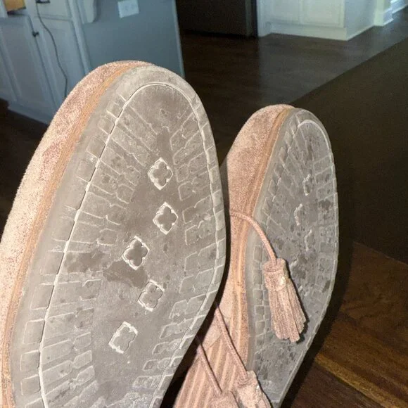 Dr Scholls Boots Womens 8W MED Dakota Wedge Ankle Booties Brown Fabric Lace Up - Picture 8 of 15